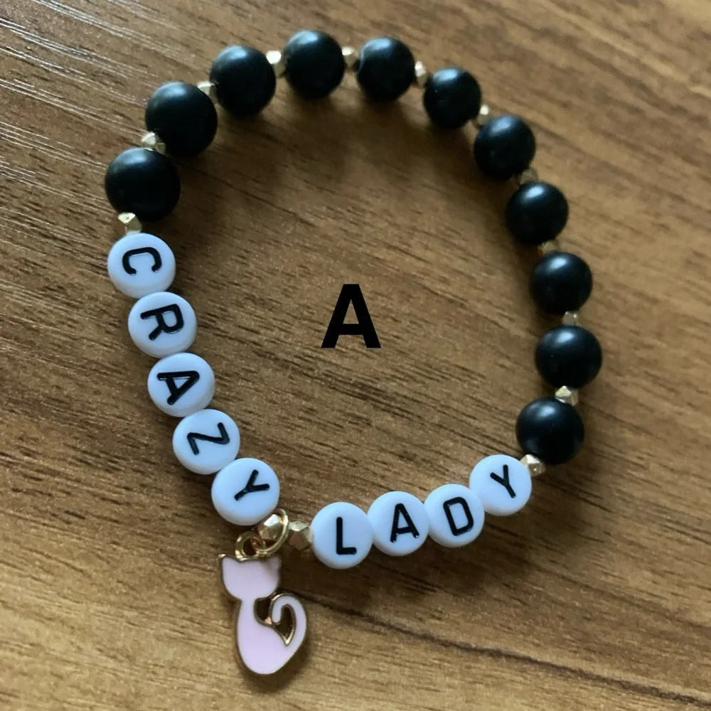 {Handmade} ‘Crazy Cat Lady’ Bracelets - Picture 3 of 8